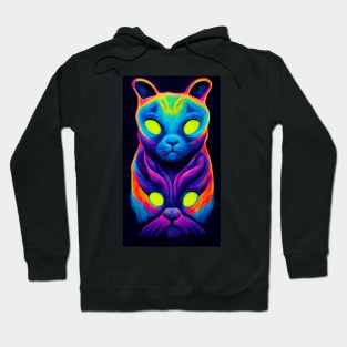 Trippy Psychedelic Cat Hoodie